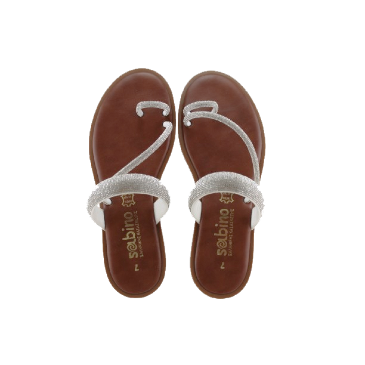 Sabino Shoes Γυναικεία Σανδάλια Δέρμα Γ-3509-5 Ασημί Sabino Shoes Γυναικεία Σανδάλια Δέρμα Γ-3509-5 Ασημί