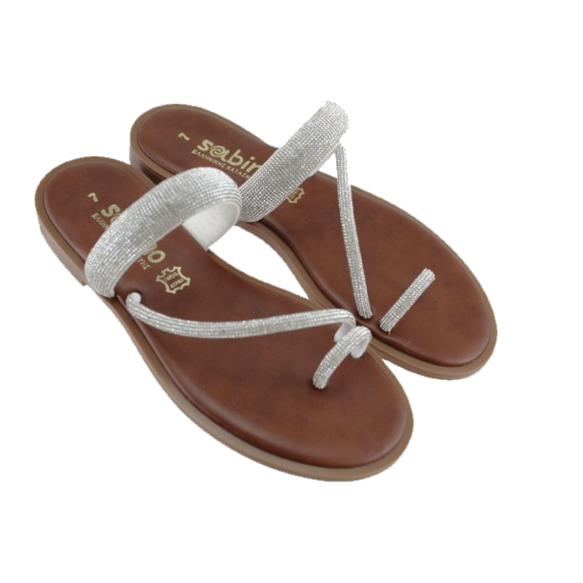 Sabino Shoes Γυναικεία Σανδάλια Δέρμα Γ-3509-5 Ασημί Sabino Shoes Γυναικεία Σανδάλια Δέρμα Γ-3509-5 Ασημί