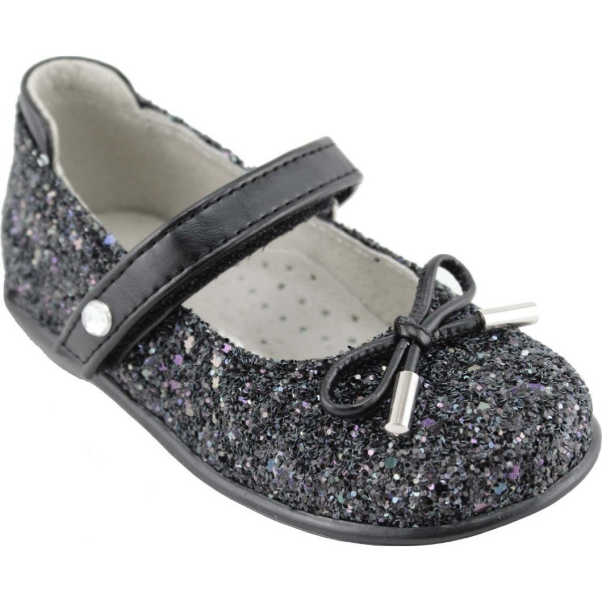 Scarpy Παιδικές Μπαλαρίνες 505 Μαύρο Iris Glitter Scarpy Παιδικές Μπαλαρίνες 505 Μαύρο Iris Glitter