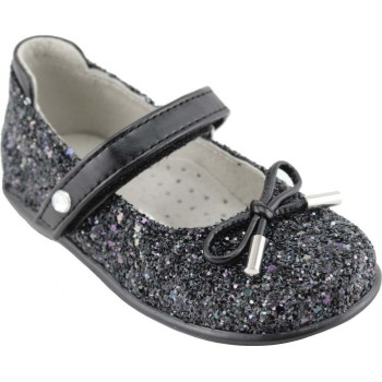 Scarpy Παιδικές Μπαλαρίνες 505 Μαύρο Iris Glitter