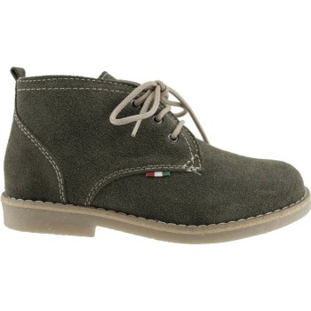 Scarpy Παιδικά Μποτάκια Δέρμα 302 Λαδί Suede