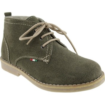 Scarpy Παιδικά Μποτάκια Δέρμα 302 Λαδί Suede
