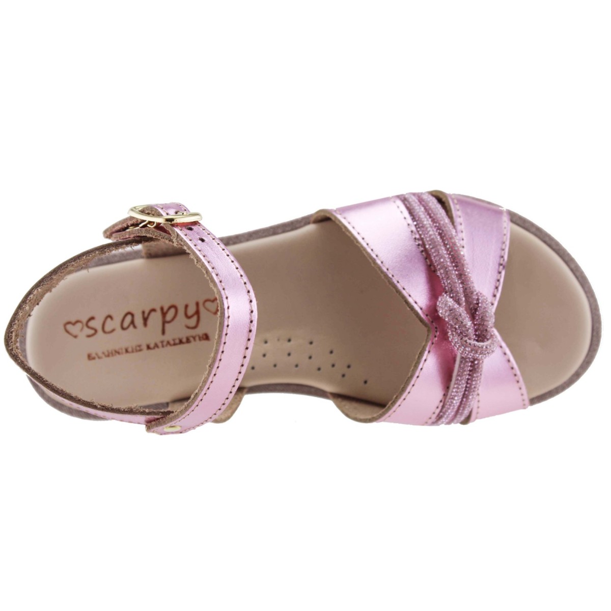 Scarpy Παιδικά Πέδιλα Δέρμα 71-ΑΚ23 Ρόζ Scarpy Παιδικά Πέδιλα Δέρμα 71-ΑΚ23 Ρόζ