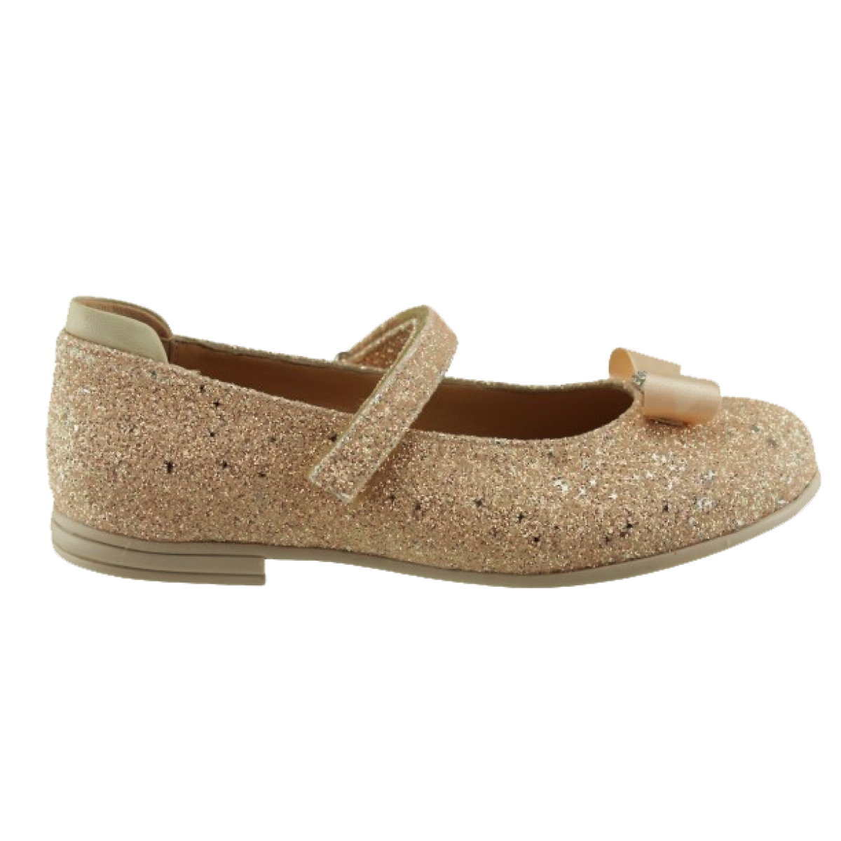 Scarpy Παιδικές Μπαλαρίνες 04/2-AK24 Nude Glitter