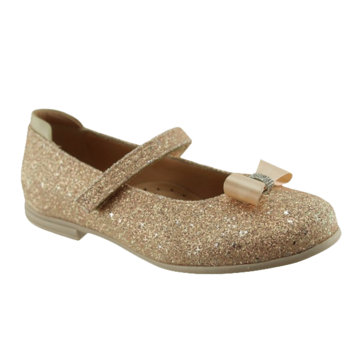 Scarpy Παιδικές Μπαλαρίνες 04/2-AK24 Nude Glitter