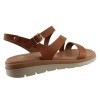 Stefania Γυναικεία Πέδιλα Flatforms Δέρμα 0313 Ταμπά