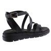 Stefania Γυναικεία Πέδιλα Flatforms Δέρμα 0345 Μαύρο Stefania Γυναικεία Πέδιλα Flatforms Δέρμα 0345 Μαύρο