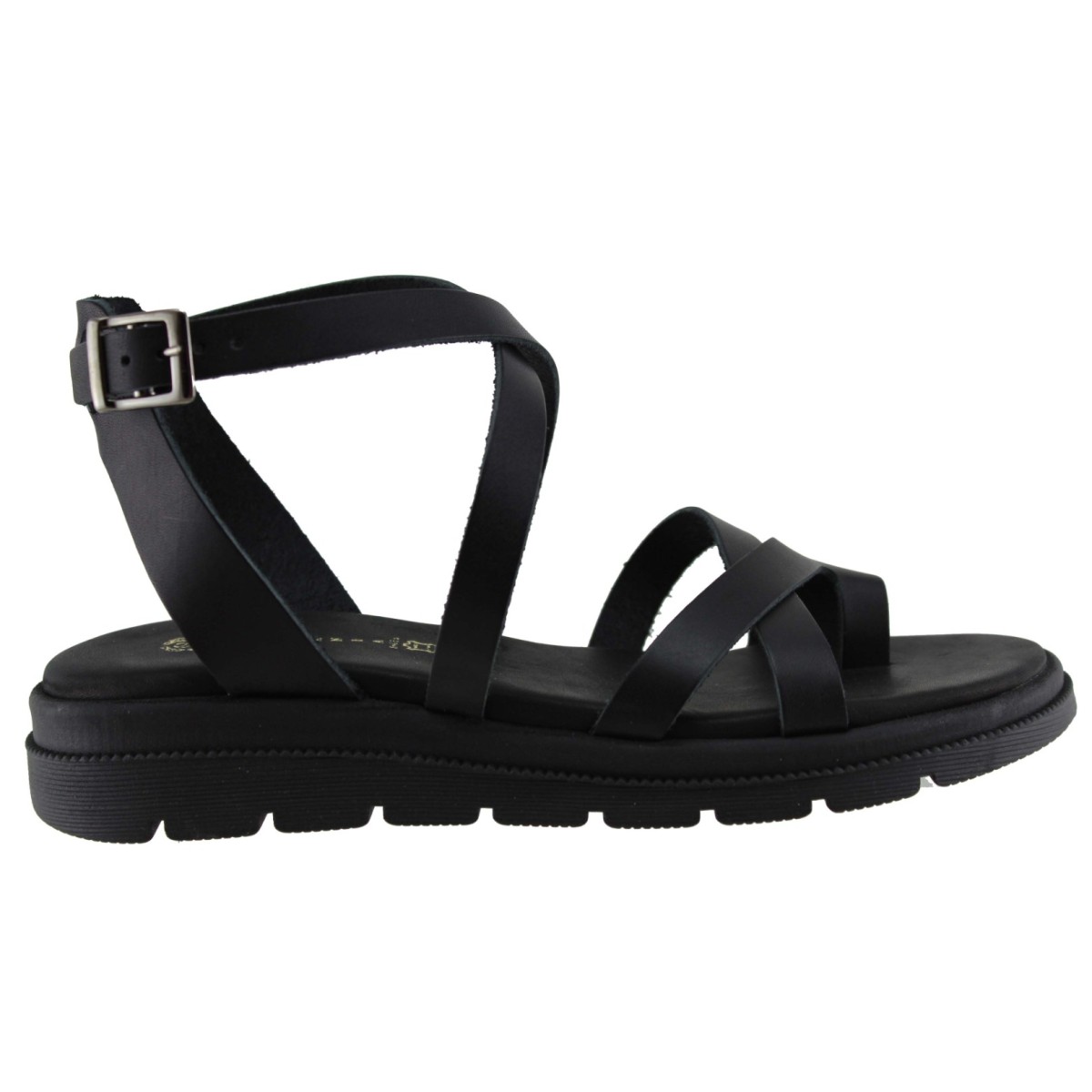 Stefania Γυναικεία Πέδιλα Flatforms Δέρμα 0345 Μαύρο Stefania Γυναικεία Πέδιλα Flatforms Δέρμα 0345 Μαύρο