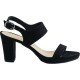 Stefania Γυναικεία Πέδιλα 376 Μαύρο Suede