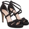 Stefania Γυναικεία Πέδιλα 1900 Μαύρο Suede