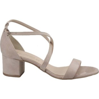 Stefania Γυναικεία Πέδιλα 452 Πούδρα Suede