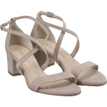 Stefania Γυναικεία Πέδιλα 452 Πούδρα Suede