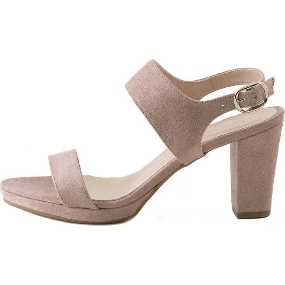 Stefania Γυναικεία Πέδιλα 376 Nude Suede