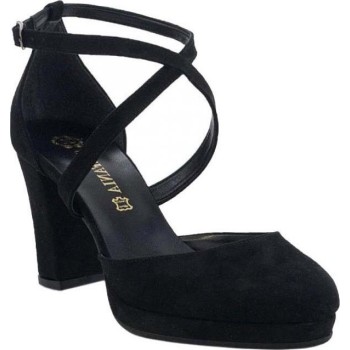 Stefania Γυναικείες Γόβες 310 Μαύρο Suede