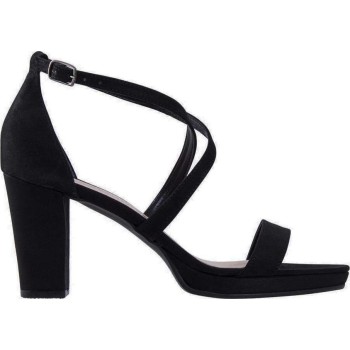 Stefania Γυναικεία Πέδιλα 352 Μαύρο Suede