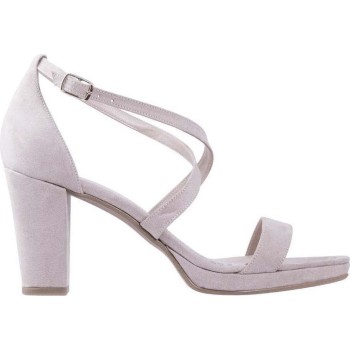 Stefania Γυναικεία Πέδιλα 352 Πούδρα Suede