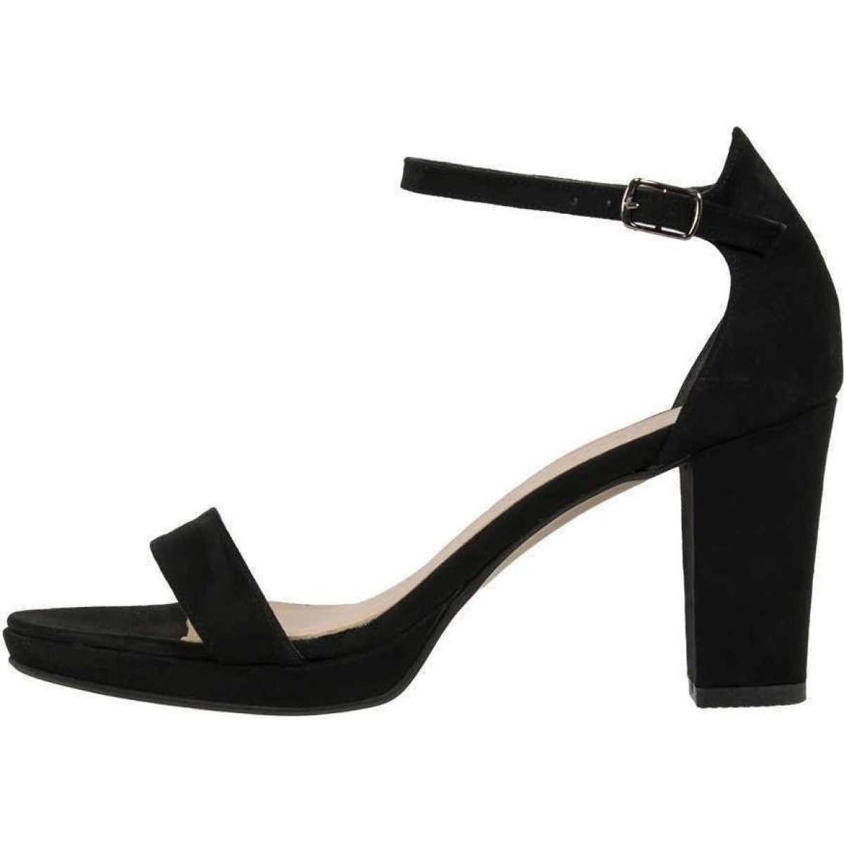 Stefania Γυναικεία Πέδιλα 390 Μαύρο Suede