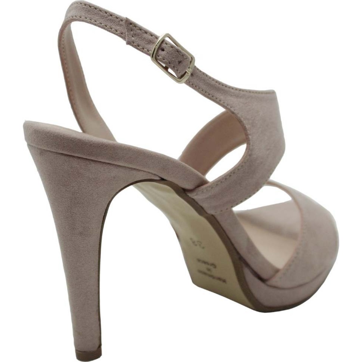 Stefania Γυναικεία Πέδιλα 1052 Nude Suede
