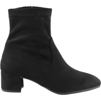 Stefania Γυναικεία Μποτάκια 426 Μαύρο Suede