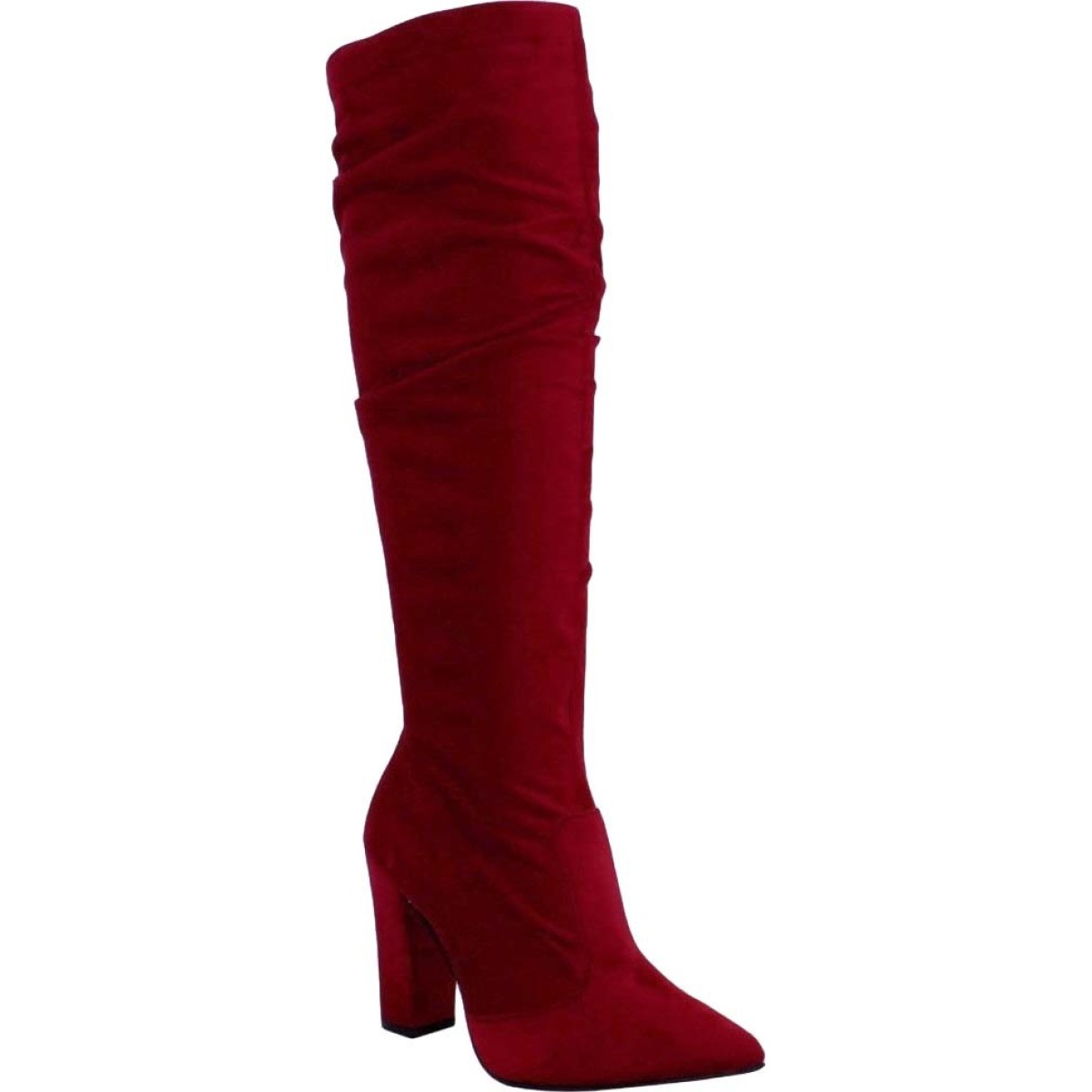 Stefania Γυναικείες Μπότες 2000 Κόκκινο Suede