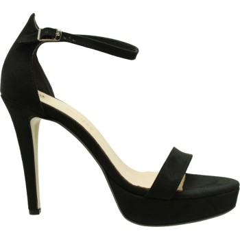 Stefania Γυναικεία Πέδιλα 4980 Μαύρο Suede