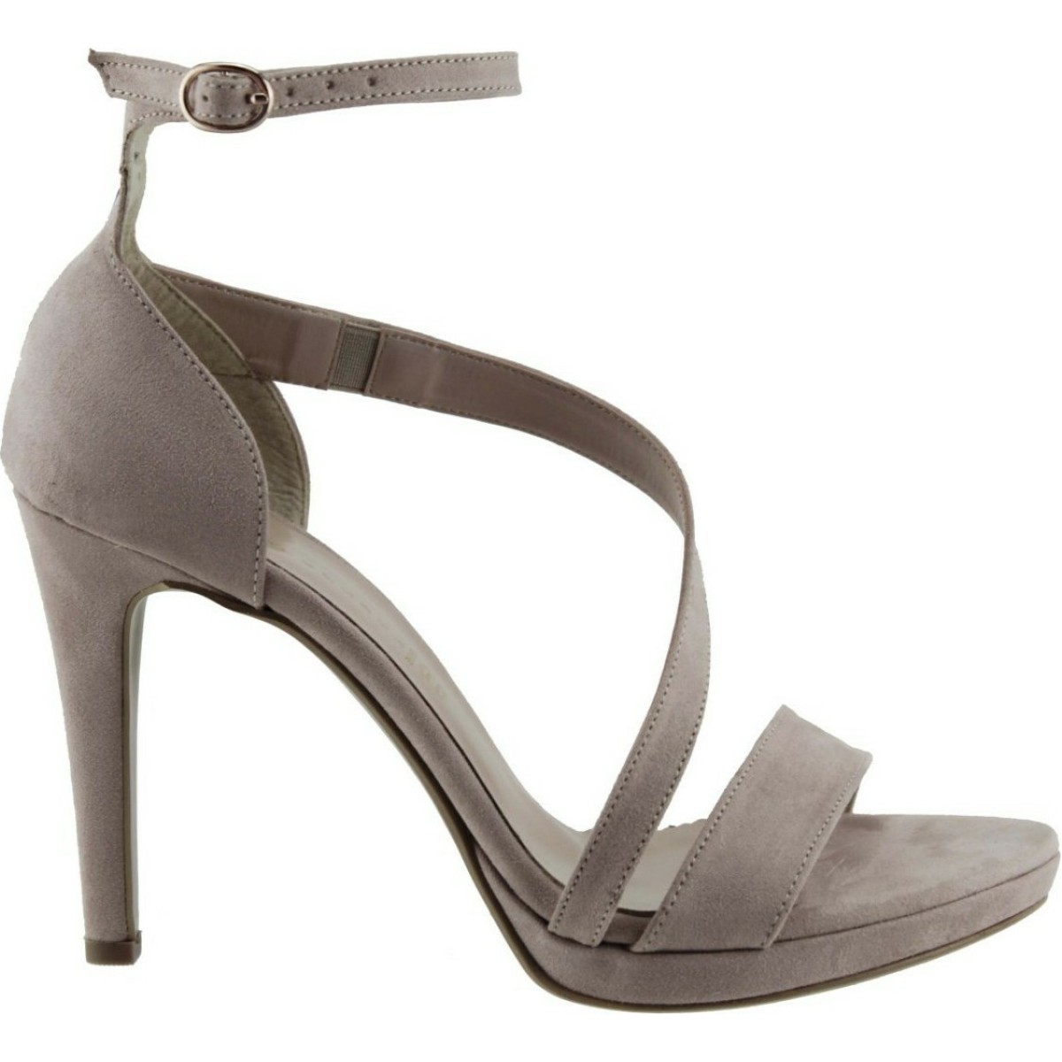 Stefania Γυναικεία Πέδιλα 1951 Πούδρα Suede