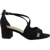 Stefania Γυναικεία Πέδιλα 454 Μαύρο Suede