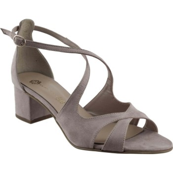 Stefania Γυναικεία Πέδιλα 454 Πούδρα Suede