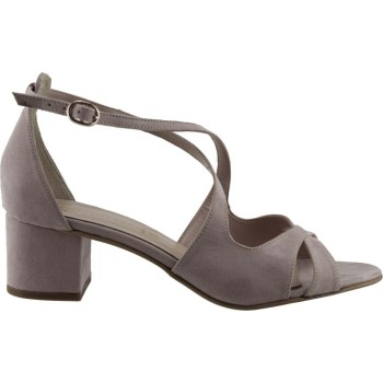 Stefania Γυναικεία Πέδιλα 454 Πούδρα Suede