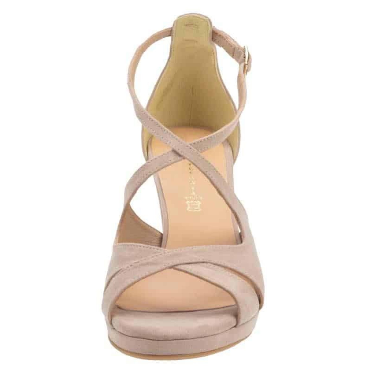 Stefania Γυναικεία Πέδιλα 354 Πούδρα Suede
