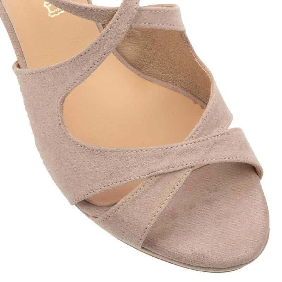 Stefania Γυναικεία Πέδιλα 354 Πούδρα Suede