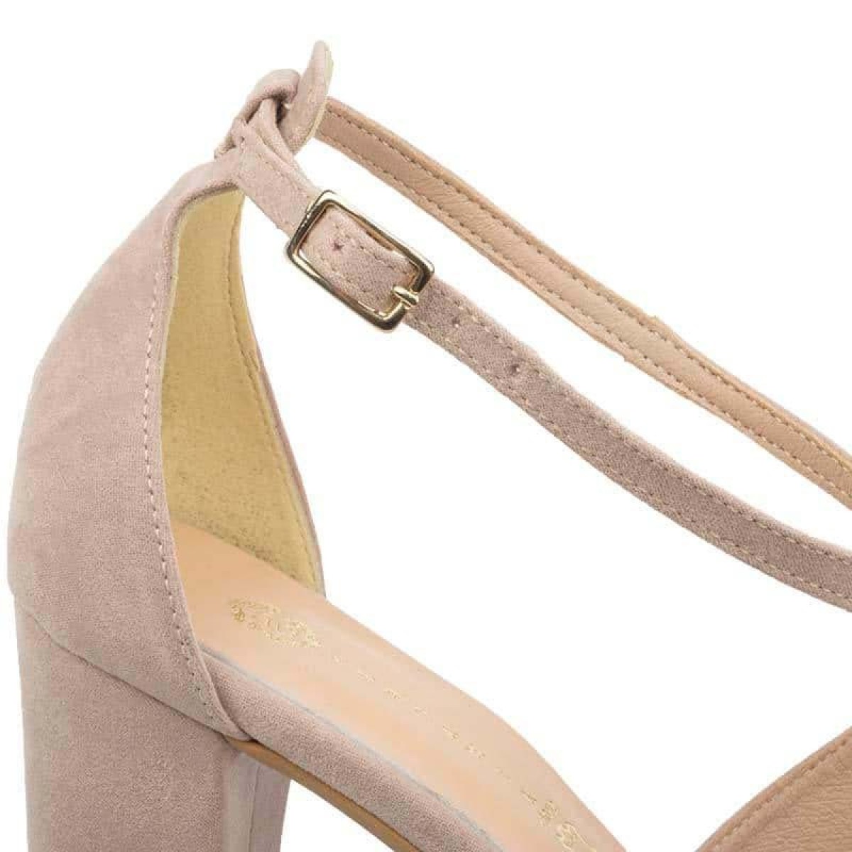 Stefania Γυναικεία Πέδιλα 354 Πούδρα Suede