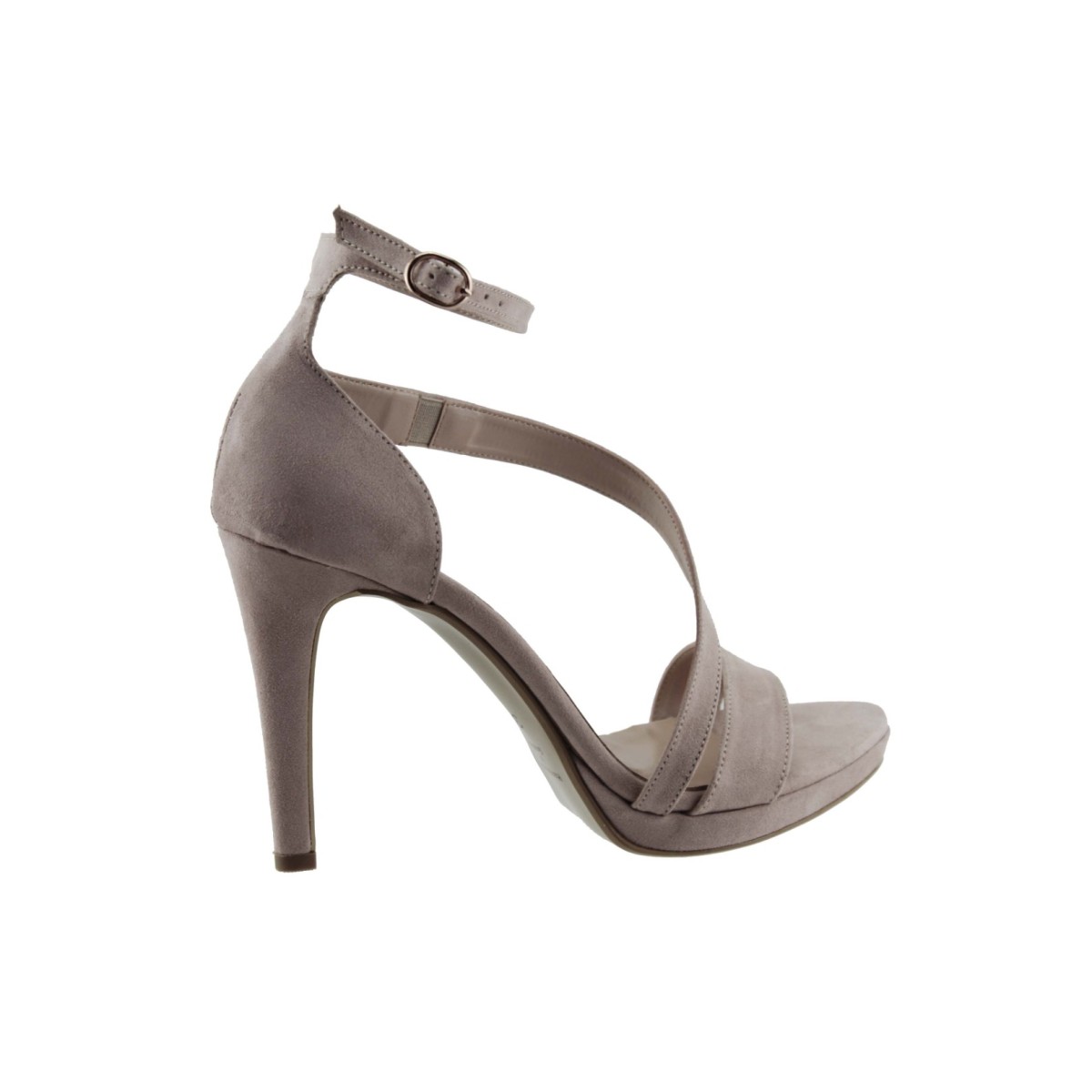 Stefania Γυναικεία Πέδιλα 1951 Πούδρα Suede