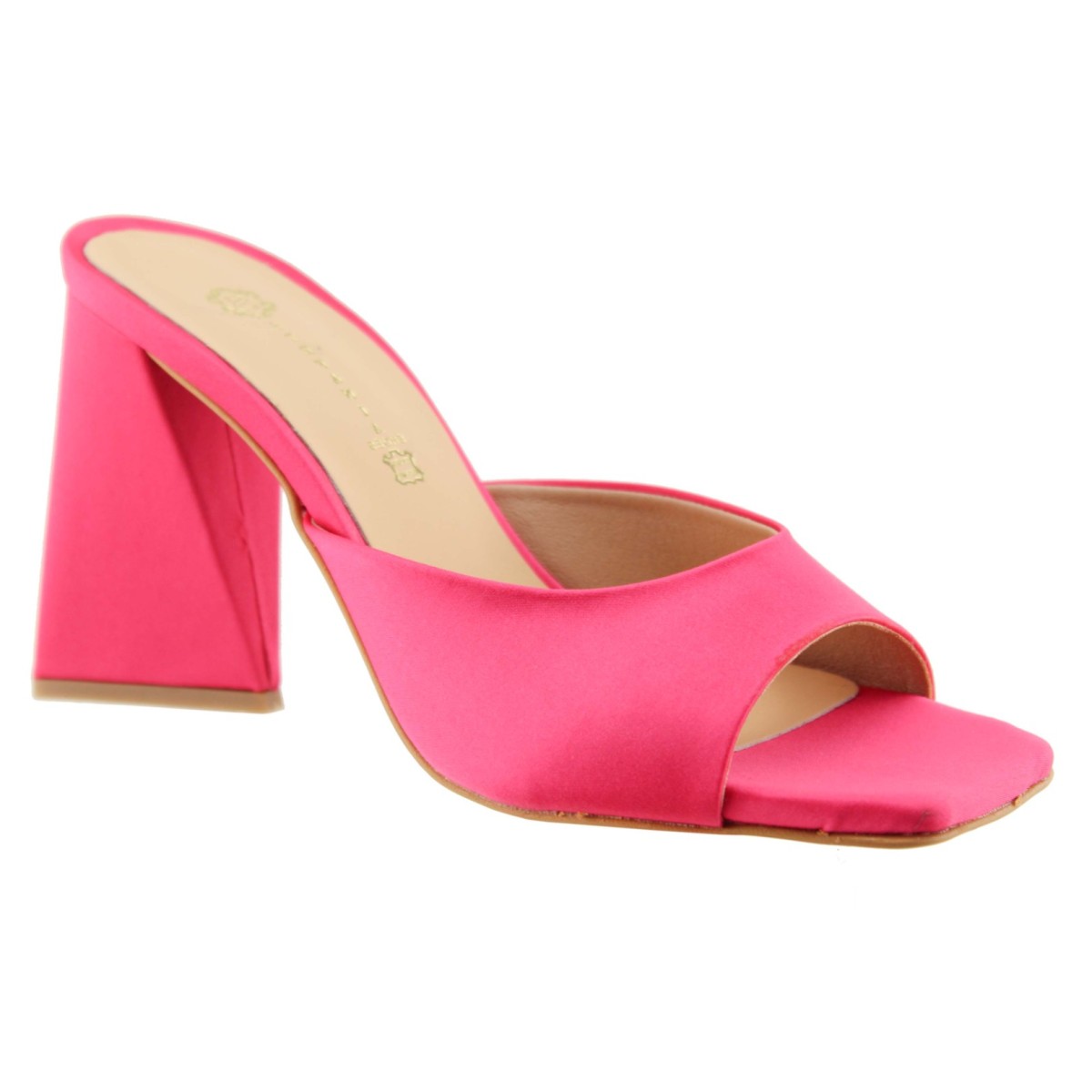 Stefania Γυναικεία Mules 9233 Φούξια Satin