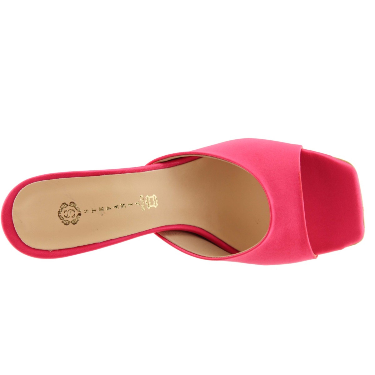 Stefania Γυναικεία Mules 9233 Φούξια Satin