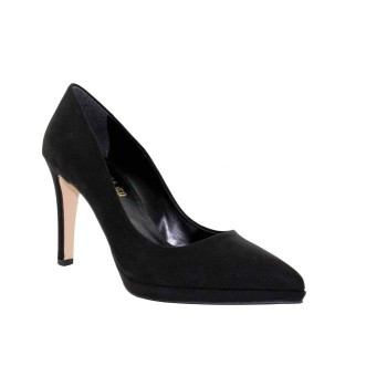 Stefania Γυναικείες Γόβες 1750 Μαύρο Suede