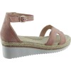 Zak Shoes Παιδικά Πέδιλα Πλατφόρμες 12/178 Nude