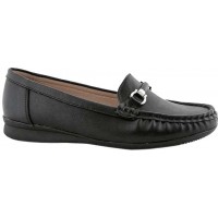 Zak Shoes Γυναικεία Μοκασίνια 76/090 Μαύρο