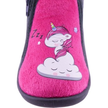 Zak Shoes Παιδικές Παντόφλες 42/121 Φούξια Γκρί