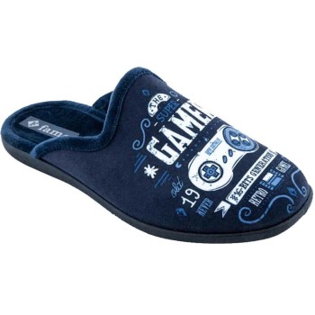Zak Shoes Παιδικές Παντόφλες NL1702 Μπλέ