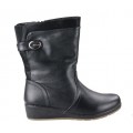 Zak Shoes Γυναικεία Μποτάκια 76/045 Μαύρο