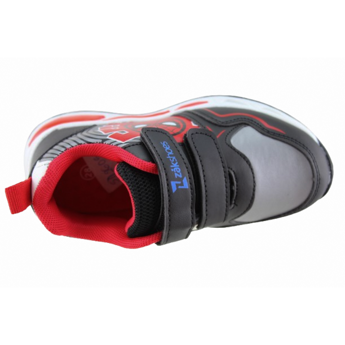 Zak Shoes Παιδικά Αθλητικά Spiderman SD26054 Μαύρο Κόκκινο ΦΩΤΑΚΙΑ