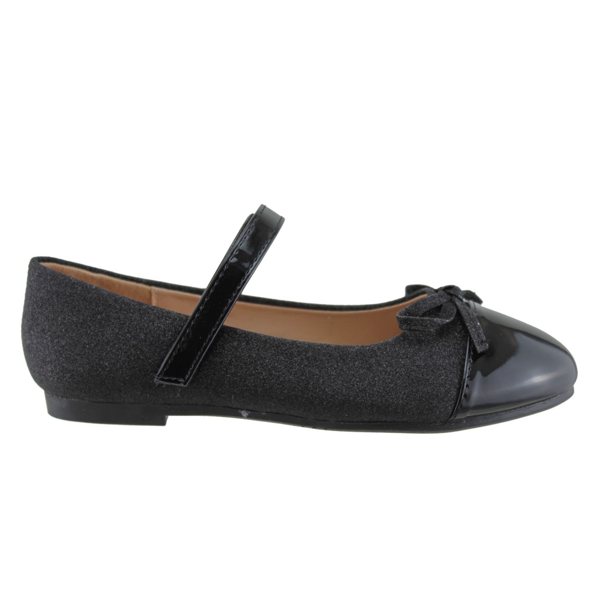 Zak Shoes Παιδικές Μπαλαρίνες SD12245 Μαύρο Glitter Zak Shoes Παιδικές Μπαλαρίνες SD12245 Μαύρο Glitter