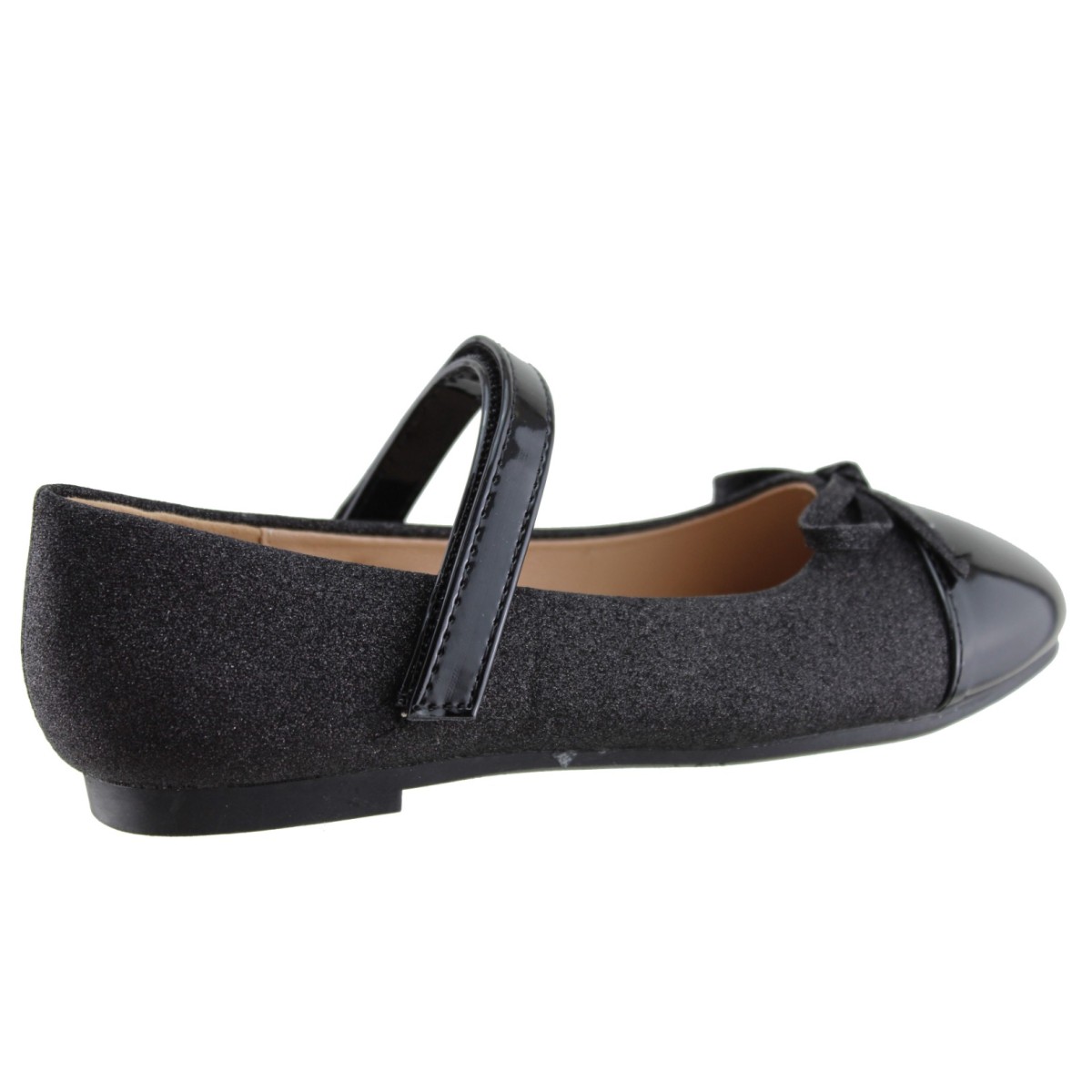 Zak Shoes Παιδικές Μπαλαρίνες SD12245 Μαύρο Glitter Zak Shoes Παιδικές Μπαλαρίνες SD12245 Μαύρο Glitter