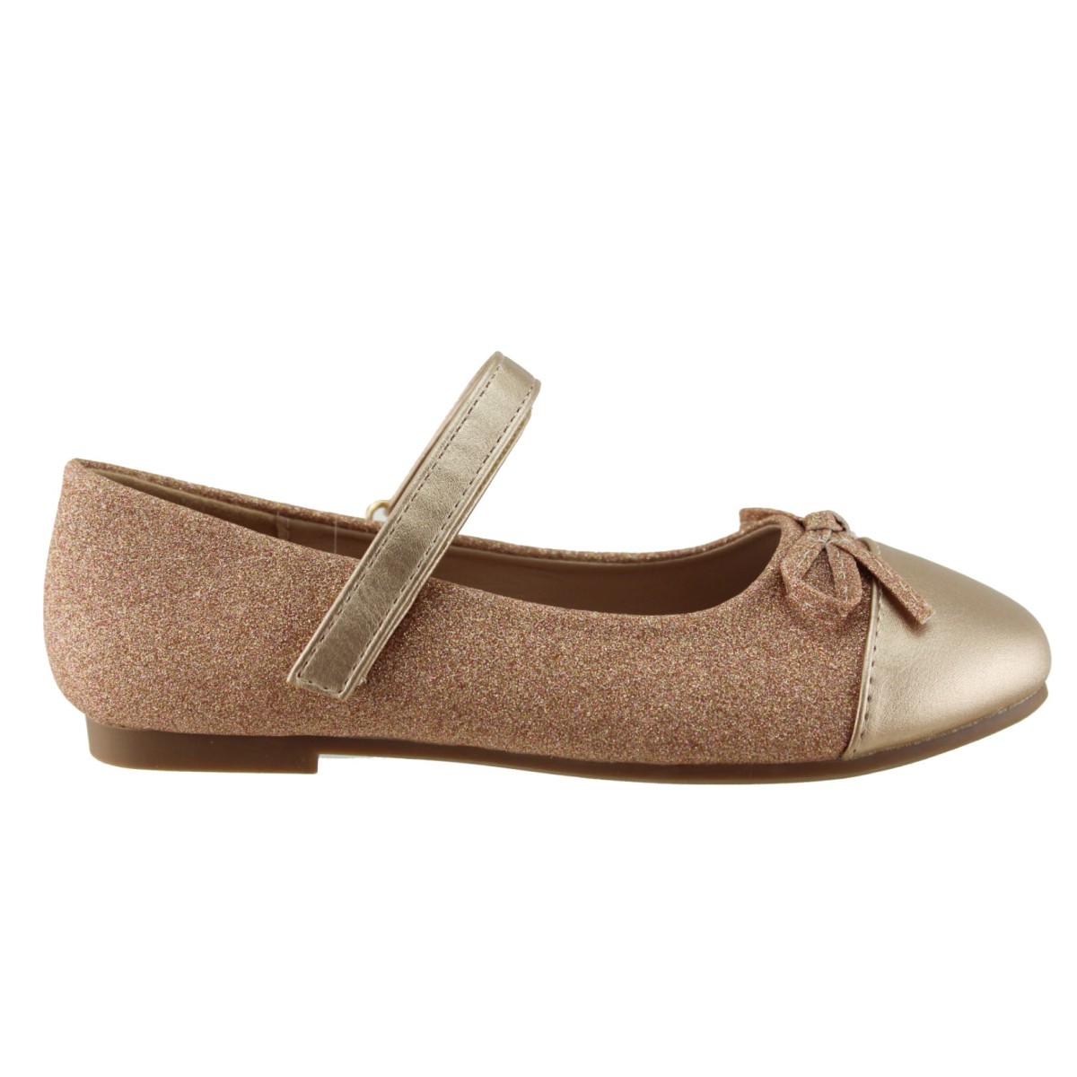 Zak Shoes Παιδικές Μπαλαρίνες SD12245 Χαλκός Glitter Zak Shoes Παιδικές Μπαλαρίνες SD12245 Χαλκός Glitter