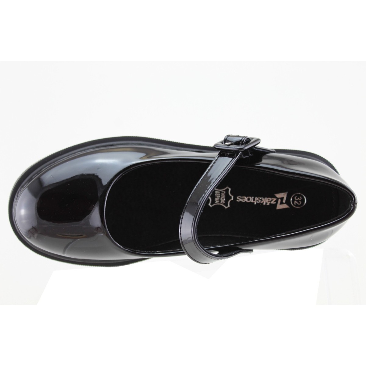 Zak Shoes Παιδικές Μπαλαρίνες SD12250 Μαύρο Λουστρίνι Zak Shoes Παιδικές Μπαλαρίνες SD12250 Μαύρο Λουστρίνι