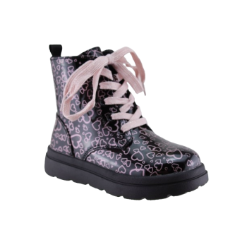 Zak Shoes Παιδικά Μποτάκια SD21030 Μαύρο Λουστρίνι