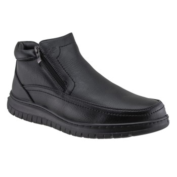 Zak Shoes Ανδρικά Μποτάκια SD39007 Μαύρο