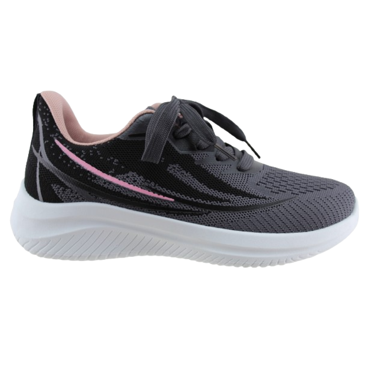 Zak Shoes Γυναικεία Αθλητικά SD61048 Γκρι Ροζ