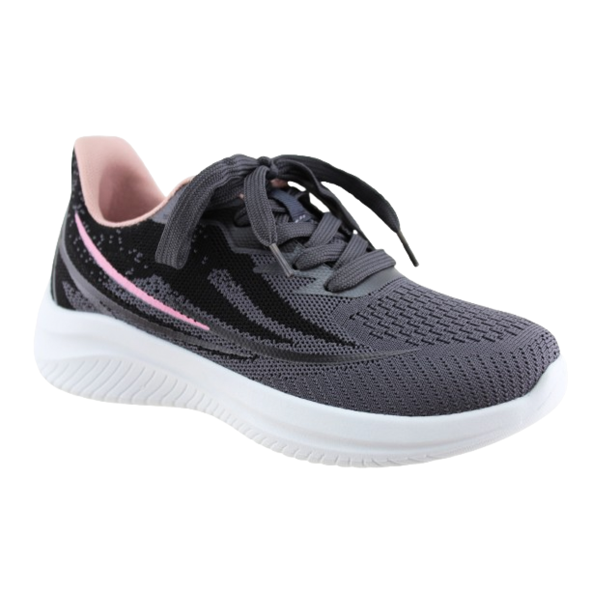 Zak Shoes Γυναικεία Αθλητικά SD61048 Γκρι Ροζ